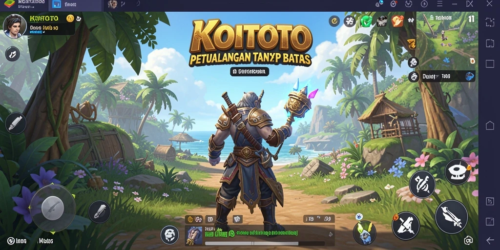 Gameplay seru di dunia terbuka KOITOTO yang menakjubkan.