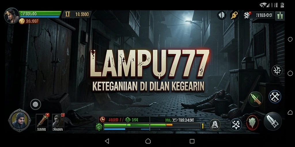 Deskripsi gameplay menyeramkan di LAMPU777 dengan suasana mencekam.
