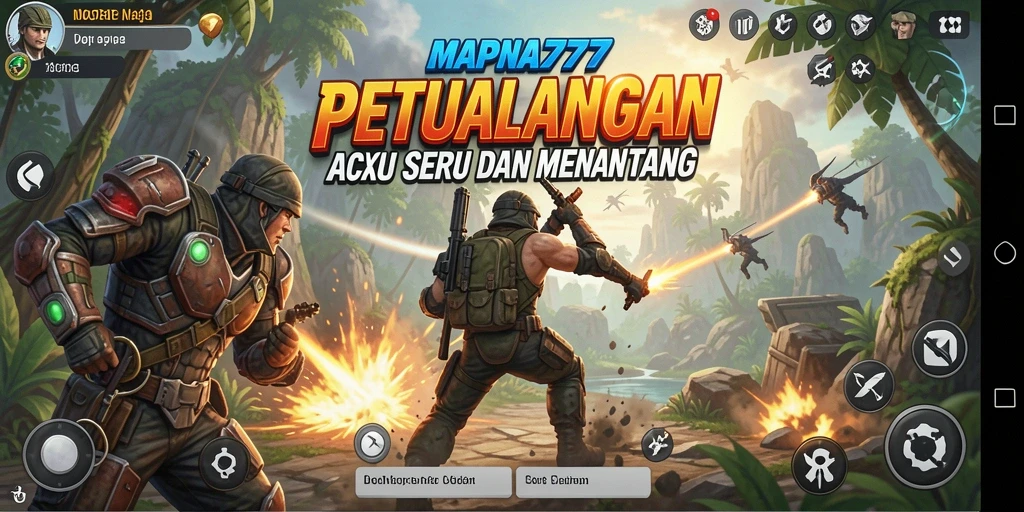Screenshot gameplay MAPNA777 yang menampilkan aksi mendebarkan dan petualangan seru.