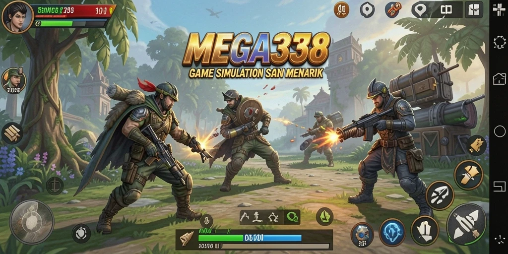Tampilan gameplay MEGA338 yang seru dan interaktif.