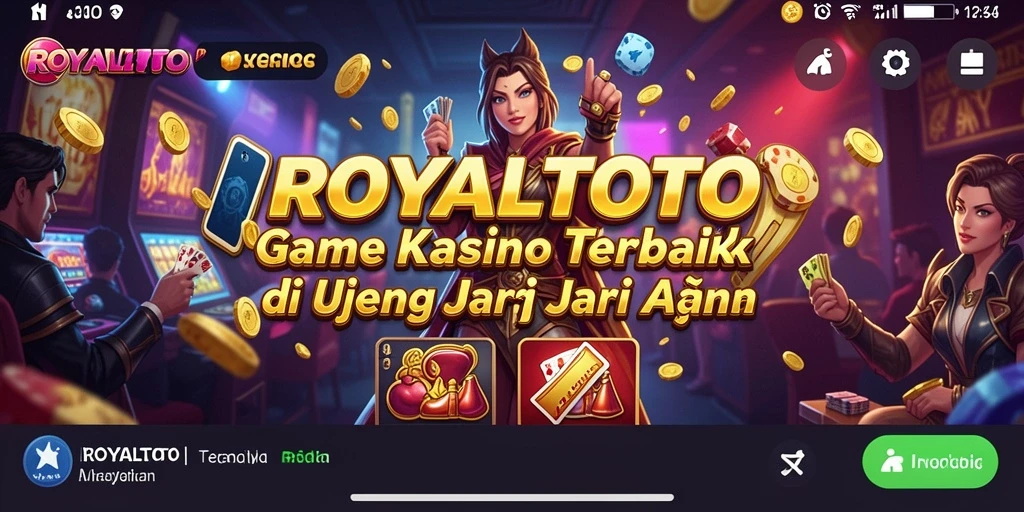Tampilan menarik dari gameplay Kasino di ROYALTOTO.