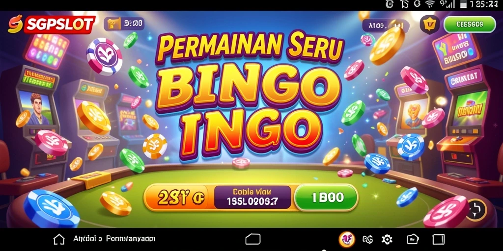 Tampilan permainan Bingo seru di SGPSLOT saat bermain.
