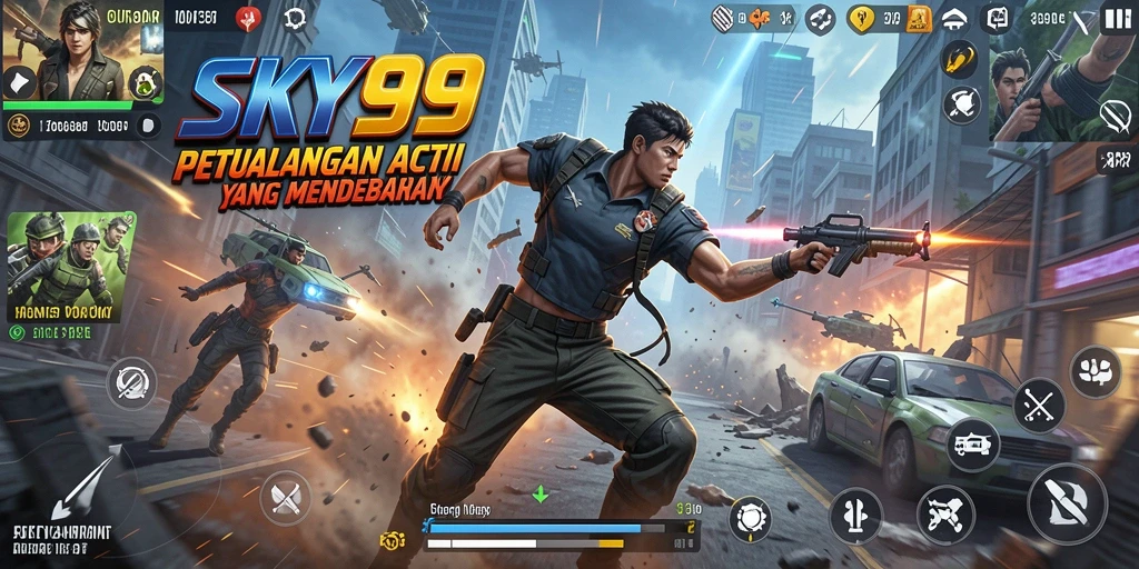 Tampilan gameplay yang menegangkan dan grafis memukau dari SKY99.